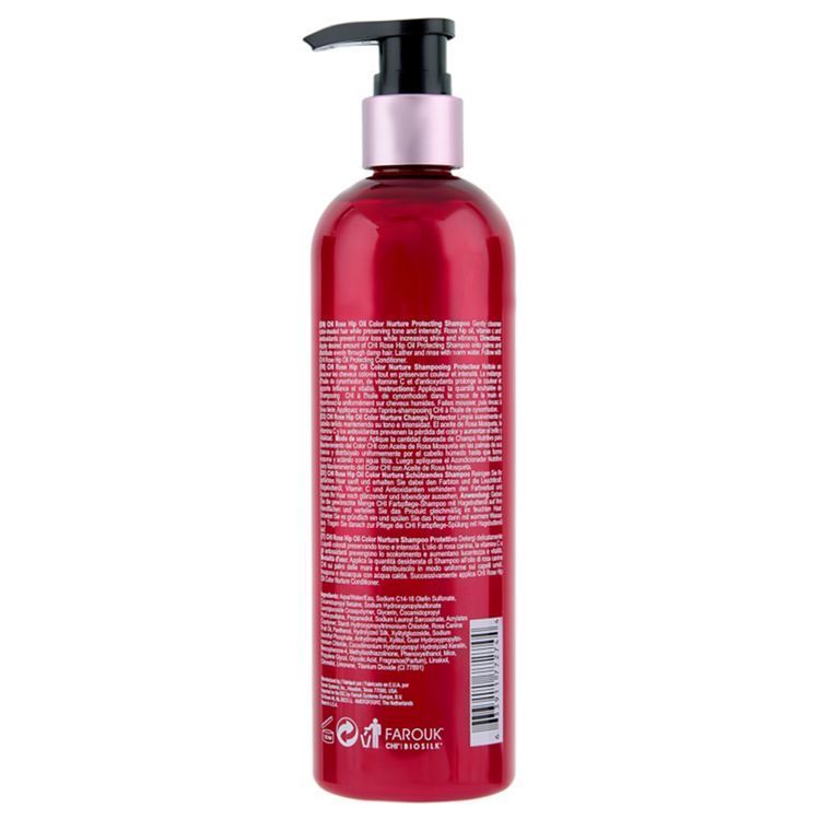 Захисний шампунь для фарбованого волосся з маслом шиповника CHI Rose Ніp Oil Protecting Shampoo 340 мл