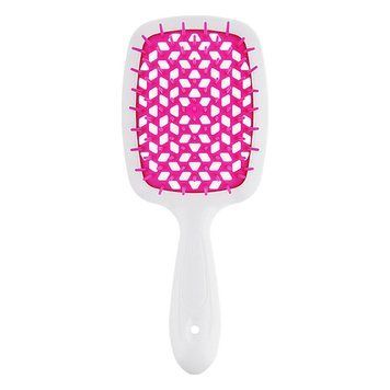 Janeke SUPERBRUSH WHITE/PINK. Расческа арт. SP226BIA FFL