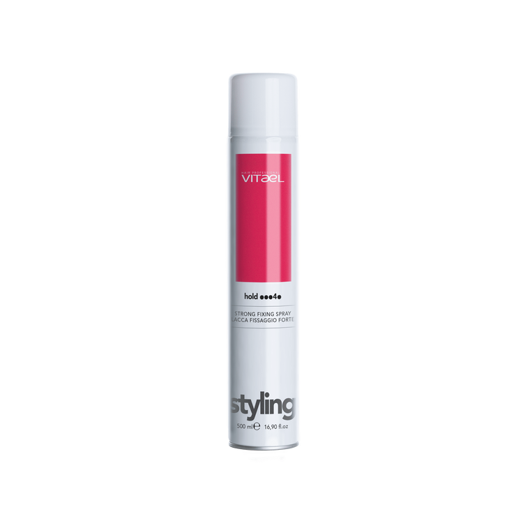 VITAEL FIXING STRONG SPRAY Лак для волос с экстра сильной долговременной фиксацией 500 мл