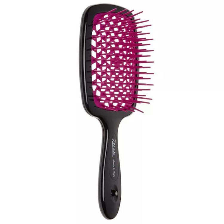 Janeke SUPERBRUSH-small BLACK/FUCHSIA. Расческа арт. 71SP234 FUX
