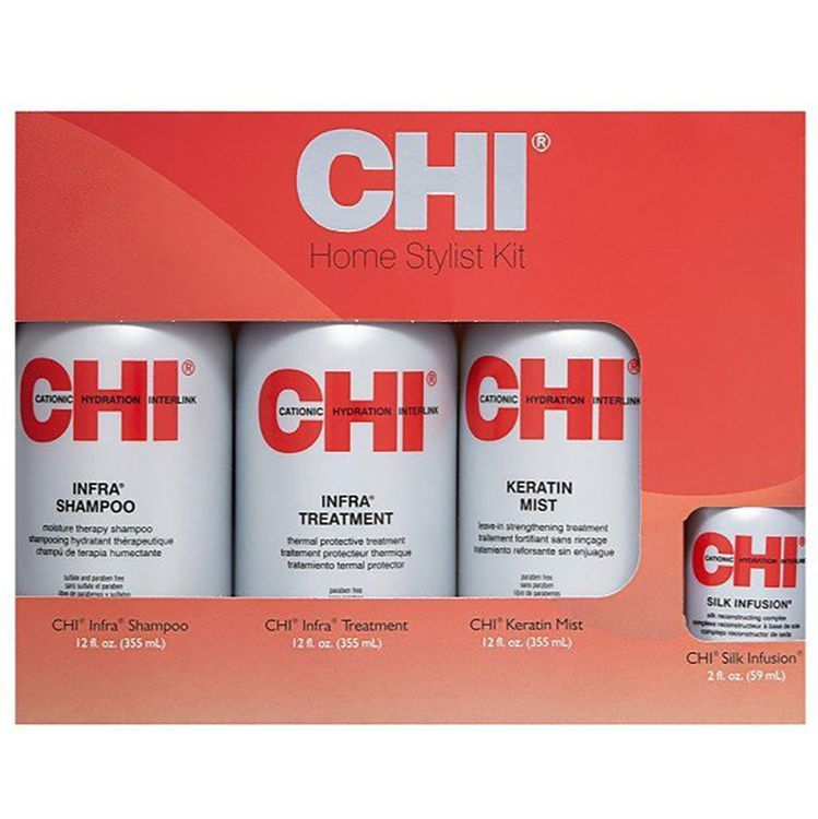 CHI HOME STILIST KIT набор 355 мл. + 355 мл. + 355 мл. + 59 мл.